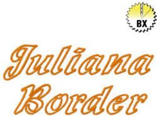 Picture of Juliana Border Embroidery Font