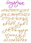 Picture of Scriptina Embroidery Font