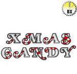 Picture of Christmas Candy Embroidery Font