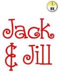Picture of Jack & Jill Embroidery Font