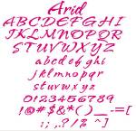Picture of Arid Embroidery Font