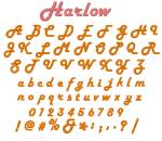 Picture of Harlow Embroidery Font