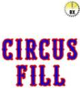 Picture of Circus Fill Embroidery Font