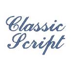 Picture of AMD Classic Script Embroidery Font