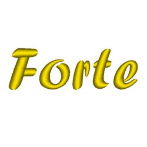 Picture of AMD Forte Embroidery Font