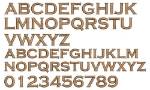 Picture of AMD Copperplate Gothic Bold Embroidery Font