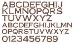 Picture of AMD Copperplate Normal Embroidery Font