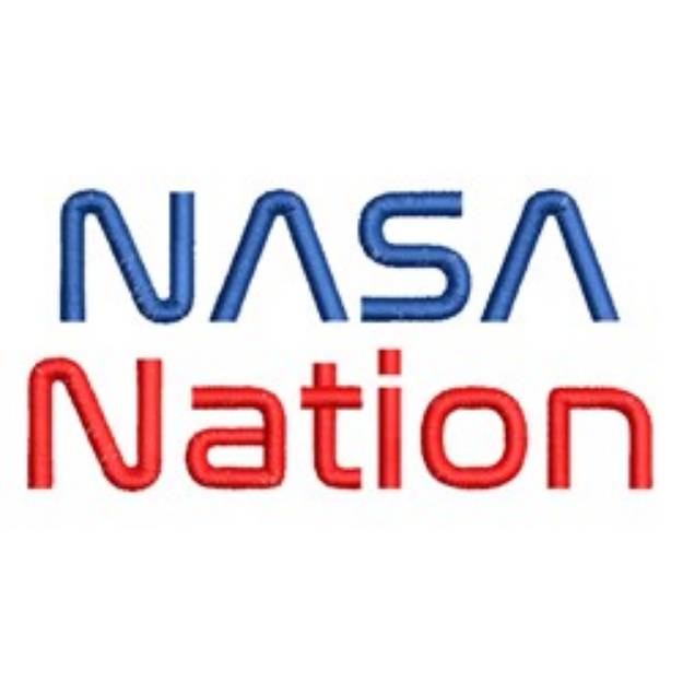 Picture of AMD NASA Nation Embroidery Font