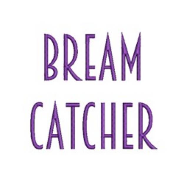 Picture of AMD Bream Catcher Embroidery Font