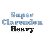 Picture of AMD Super Clarendon Heavy Embroidery Font