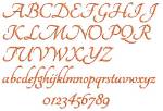 Picture of AMD Tangerine Dream Embroidery Font