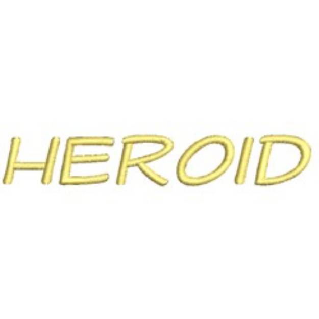 Picture of AMD Heroid Embroidery Font