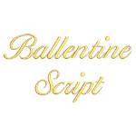 Picture of AMD Ballentine Script Embroidery Font