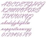 Picture of AMD Vladimir Script Embroidery Font