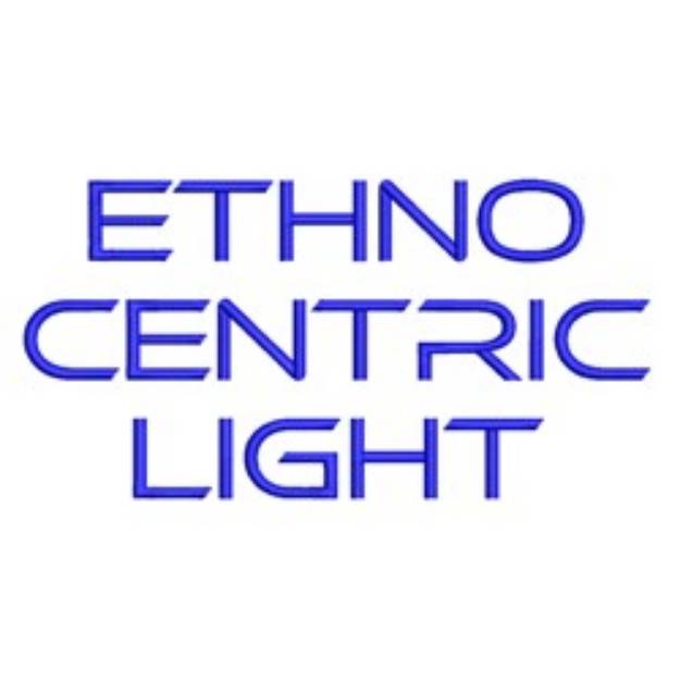 Picture of AMD Ethnocentric Light Embroidery Font