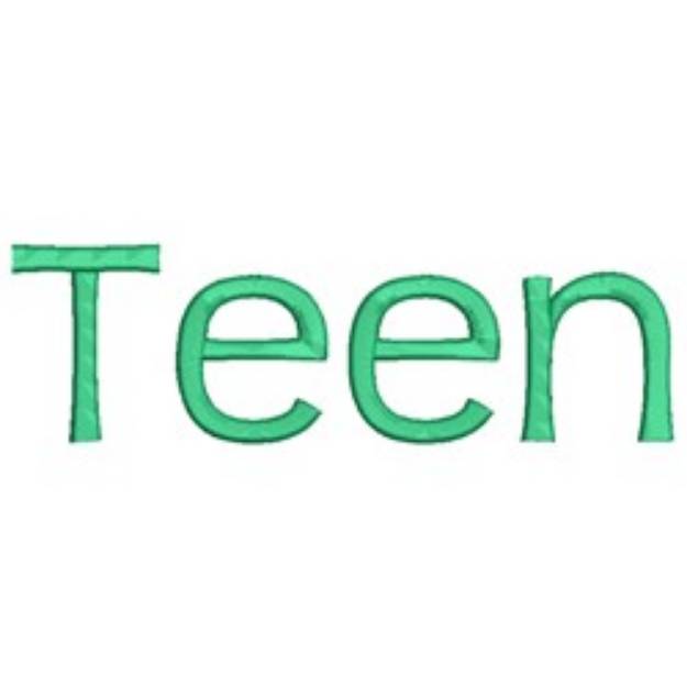 Picture of Teen Embroidery Font