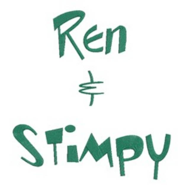 Picture of Ren & Stimpy Embroidery Font