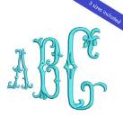 Picture of Antique Monogram Embroidery Font