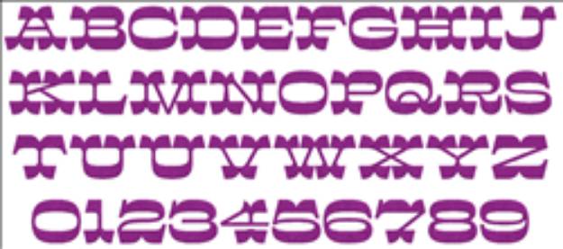 Picture of AMD Brylski Embroidery Font