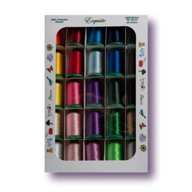 Picture of Basic Thread Colors Embroidery Threads
