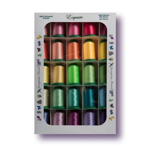 Picture of Pastel Thread Colors Embroidery Threads