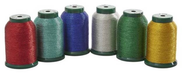 Picture of Kingstar Metallic Thread Variety 6 Pack Embroidery Threads