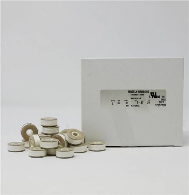 Picture of F Resistant Sided Bobbins L Embroidery Bobbins