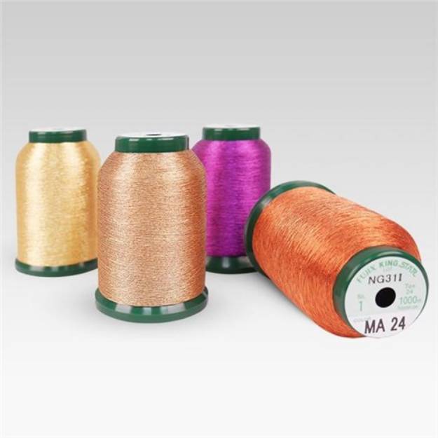 Picture of KingStar Metallic Fall Quartet Embroidery Threads