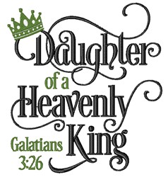 Daughter Of A Heavenly King Machine Embroidery Design