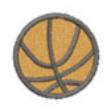 Picture of Basketball 28mm Machine Embroidery Design