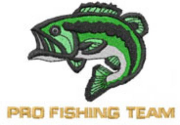 Picture of PRO FISHING TEAM Machine Embroidery Design