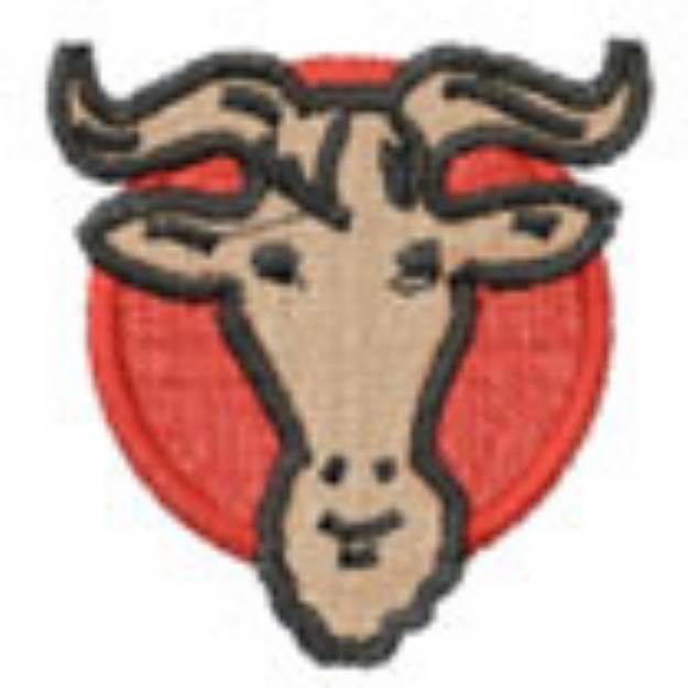 Picture of Billy Goat Machine Embroidery Design