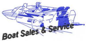 Picture of Boat Sales & Service Machine Embroidery Design