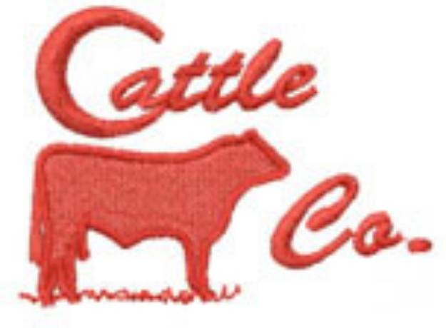 Picture of Cattle Company Machine Embroidery Design