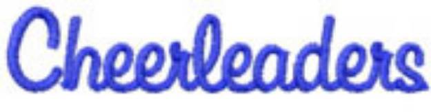 Picture of CHEERLEADERS Machine Embroidery Design