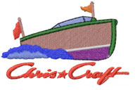 CHRIS*CRAFT Machine Embroidery Design