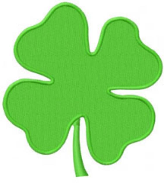 Picture of Shamrock Large Machine Embroidery Design