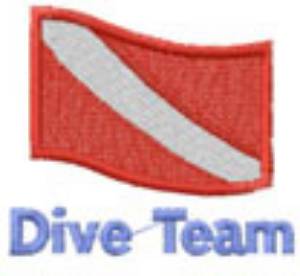 Picture of Dive Team Machine Embroidery Design