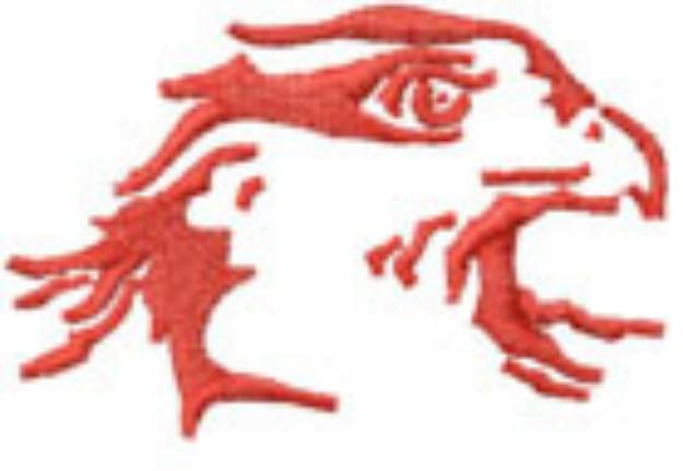 Picture of EAGLE HEAD OUTLINE Machine Embroidery Design