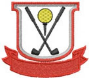 Picture of GOLF CREST Machine Embroidery Design