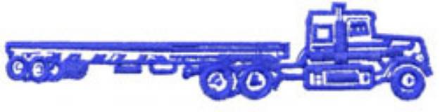 Picture of FLATBED TRANSPORT Machine Embroidery Design
