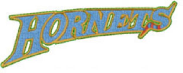 Picture of Hornets Machine Embroidery Design