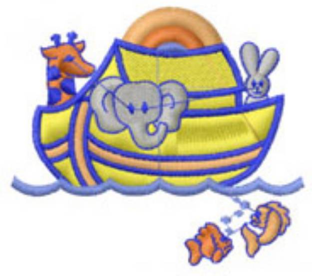 Picture of NOAHS ARK Machine Embroidery Design