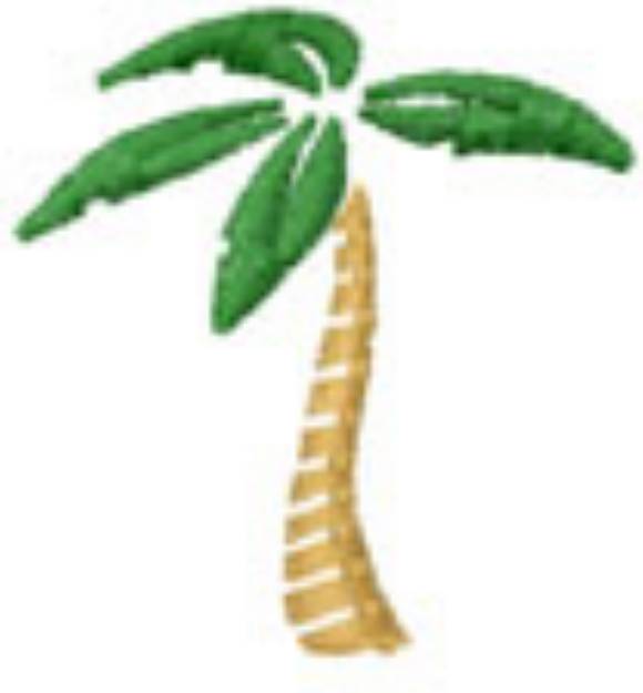 Picture of LONE PALM Machine Embroidery Design