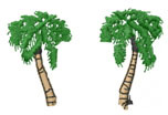 PALM TREES Machine Embroidery Design