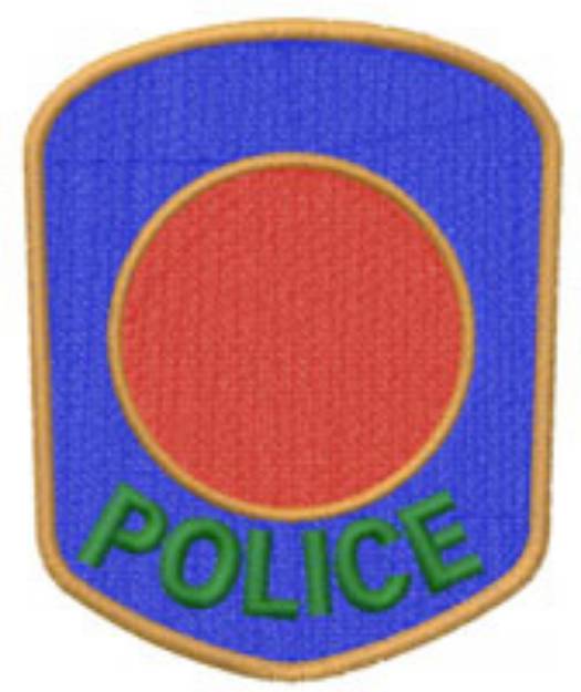 Picture of Shawnee Police Machine Embroidery Design