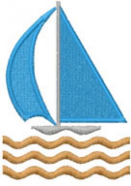 Picture of SAILING Machine Embroidery Design