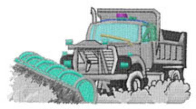Picture of SNOWPLOW Machine Embroidery Design
