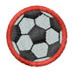 Bordered Soccer Ball Machine Embroidery Design