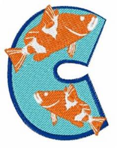 Picture of Double Fish C Machine Embroidery Design